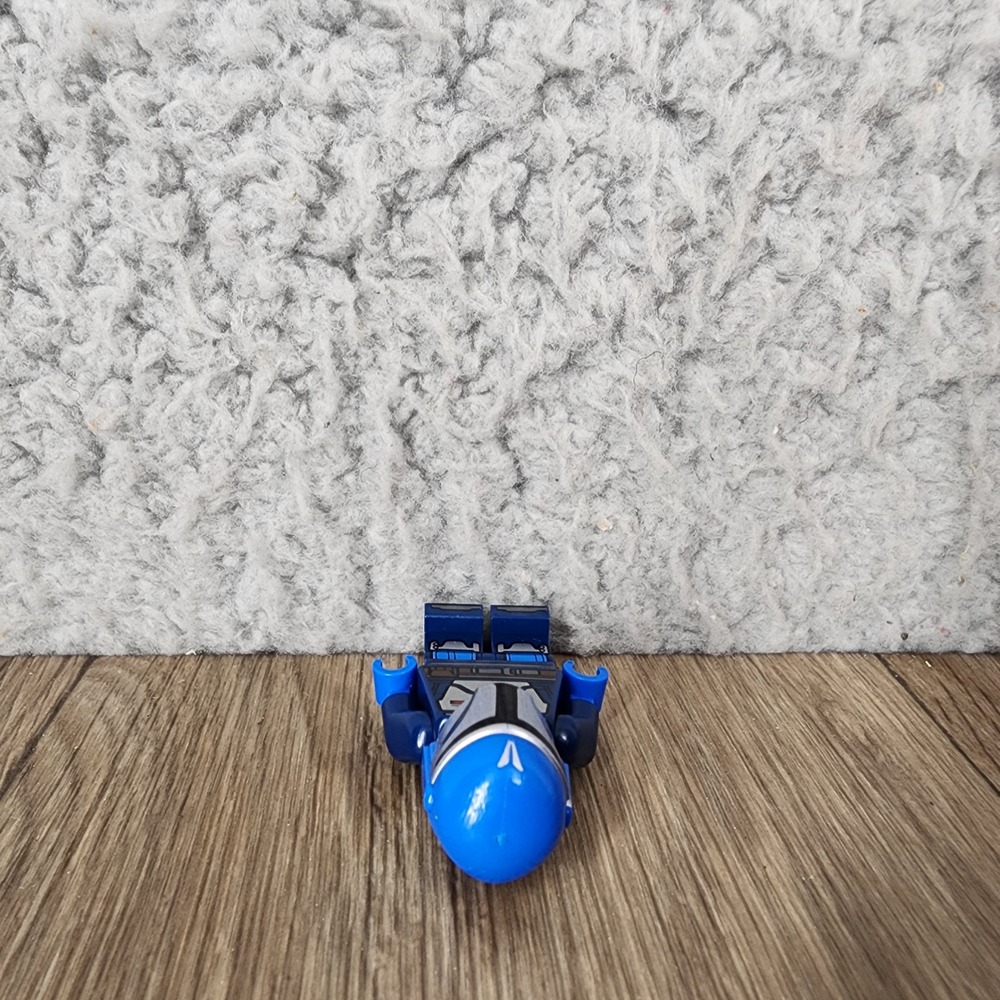 LEGO Star Wars Mandalorian Fleet Commander sw1255 Blue Helmet Armor Minifigure - Picture 5 of 6